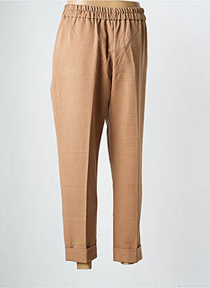 Pantalon drept elasticitate mărime normală bej GEISHA femeie