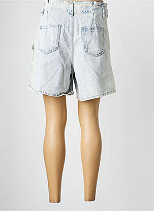 Șort țesătură denim talie înaltă albastru GEISHA femeie