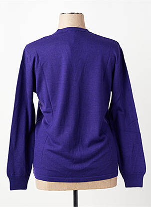 Vestă cu mâneci lungi croială cambrată violet ELLEMME femeie