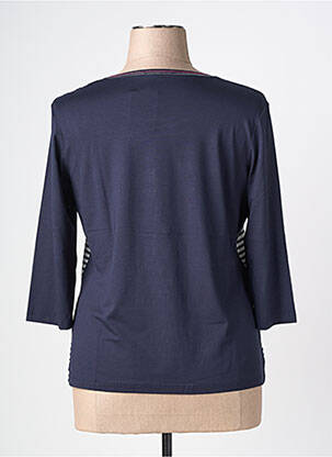 Tricou mâneci 3/4 mâneci 3/4 albastru FRANK WALDER femeie