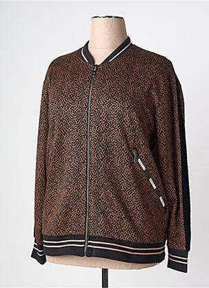 Jachete casual guler rotund maro 7 SEASONS femeie