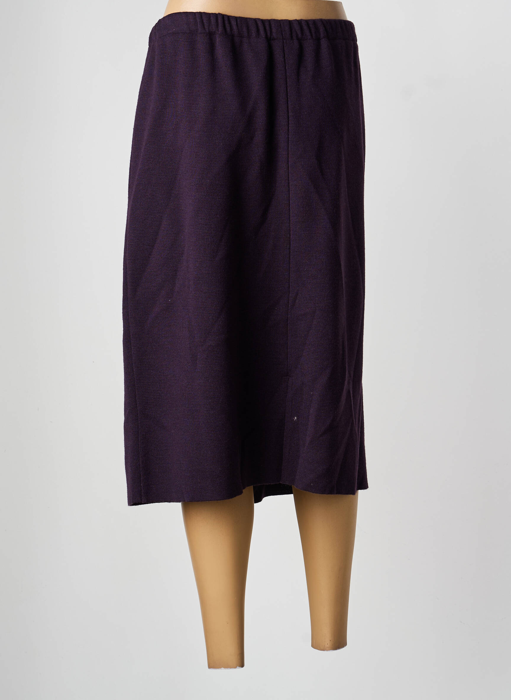 Fustă midi croială dreaptă violet PAUPORTÉ femeie