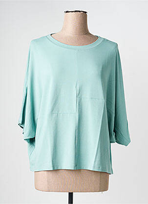 Tricou mâneci 3/4 mâneci 3/4 verde GUITARE femeie