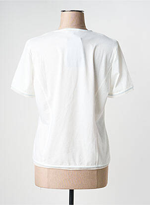 Tricou elasticitate mâneci scurte alb PAUPORTÉ femeie