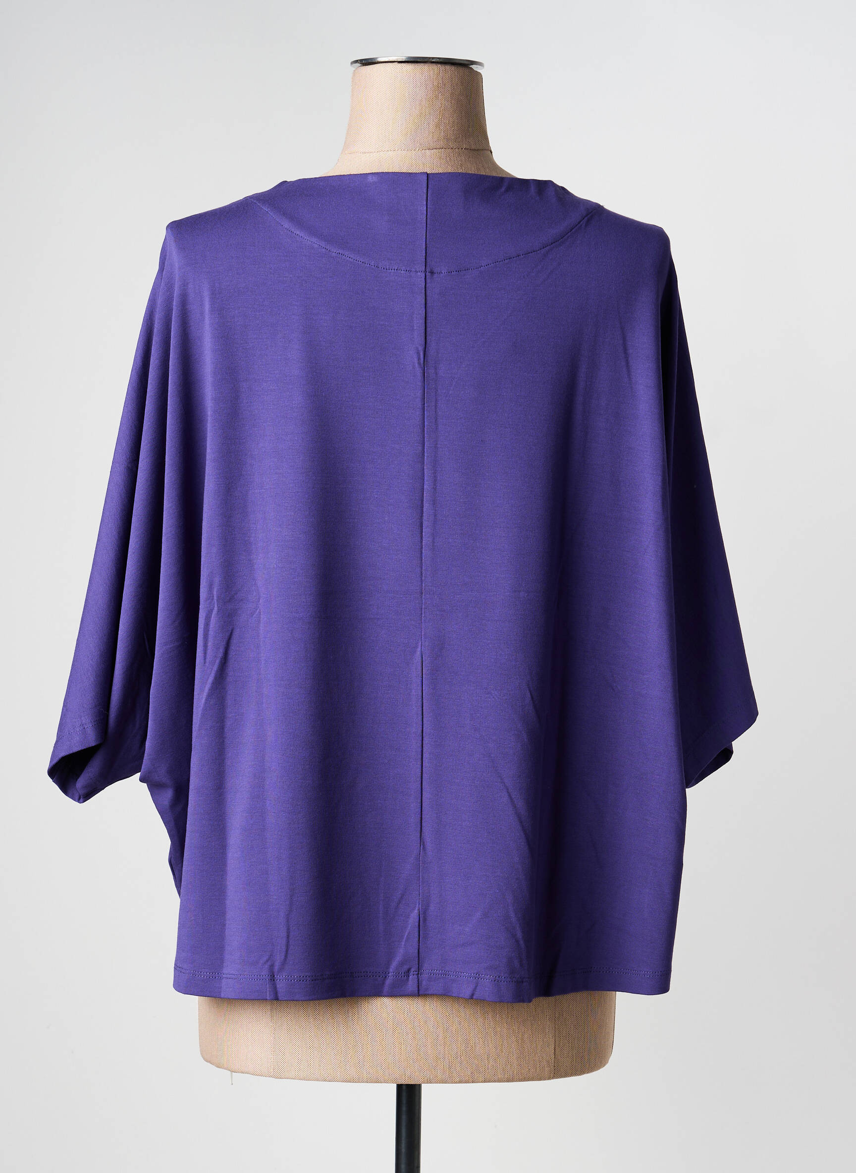 Tricou mâneci 3/4 mâneci 3/4 violet GUITARE femeie