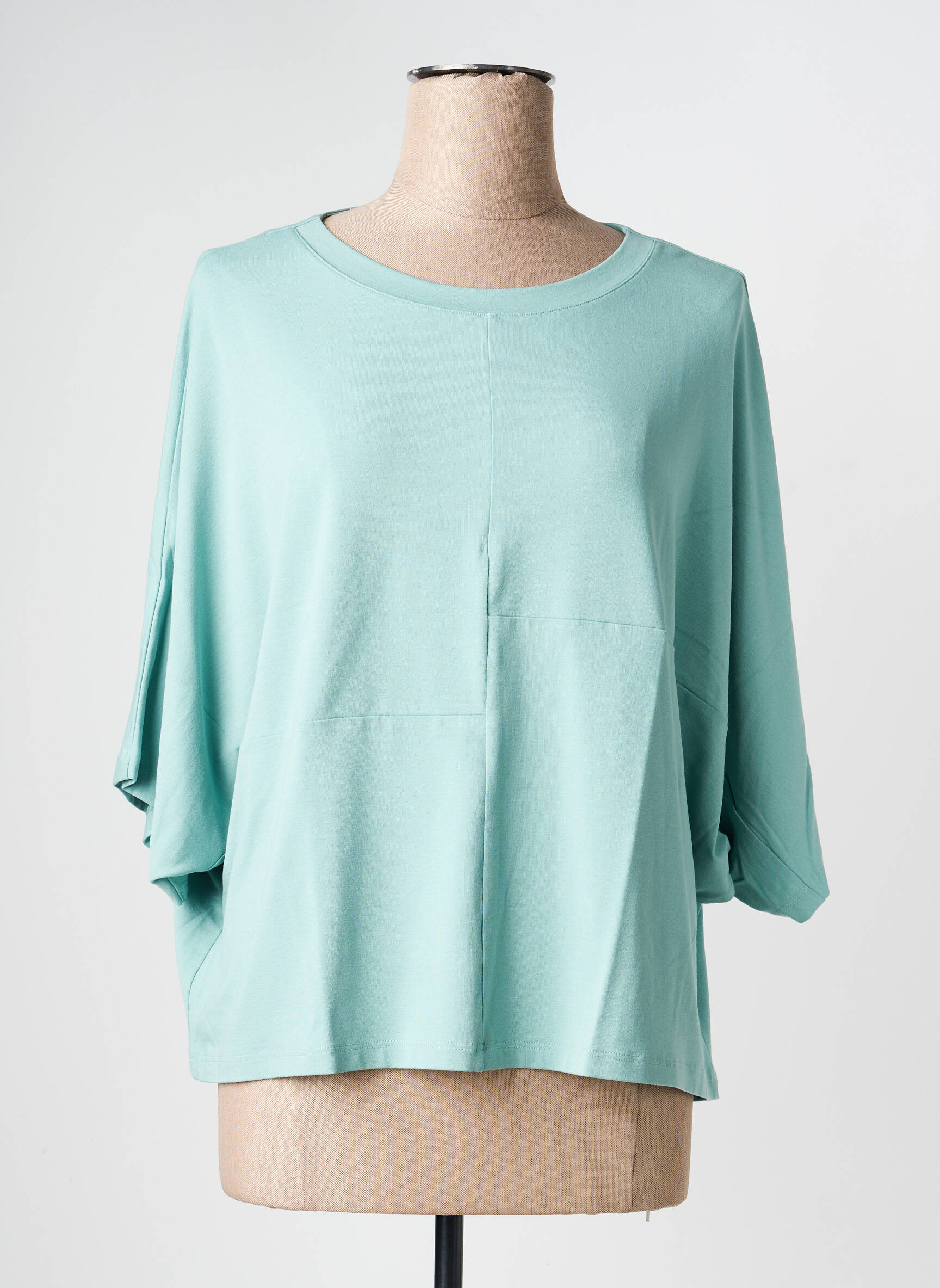 Tricou mâneci 3/4 mâneci 3/4 verde GUITARE femeie