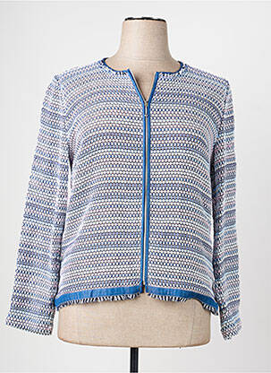 Jachete casual guler rotund albastru RABE femeie