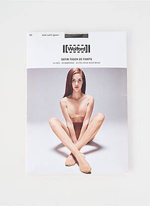 Colanți elasticitate verde WOLFORD femeie