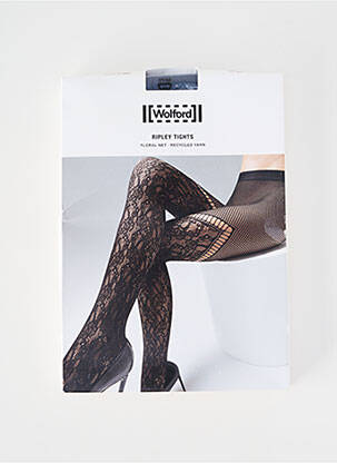 Colanți elasticitate albastru WOLFORD femeie