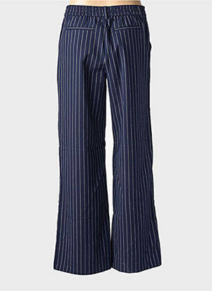 Pantalon larg buzunare mărime normală albastru OBJECT femeie