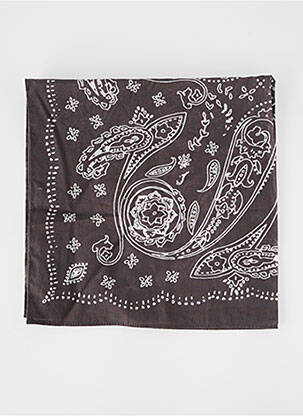 Eșarfă imprimeu paisley gri OBJECT femeie