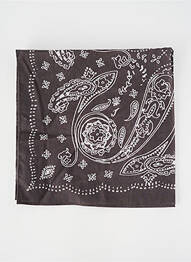 Eșarfă imprimeu paisley gri OBJECT femeie