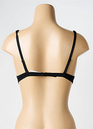 Sutien efect material satinat top sutien push-up negru RITRATTI femeie
