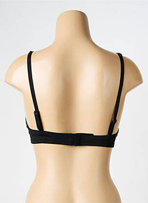 Sutien efect material satinat top sutien modelat negru RITRATTI femeie
