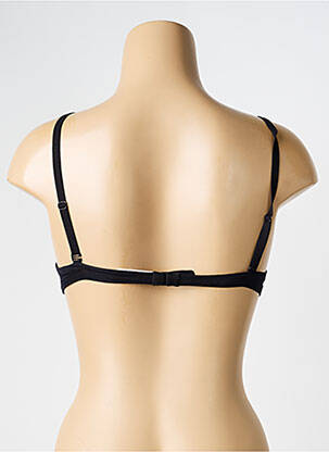 Sutien efect material satinat top sutien modelat negru RITRATTI femeie