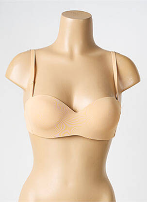 Sutien efect material satinat top sutien push-up piele RITRATTI femeie