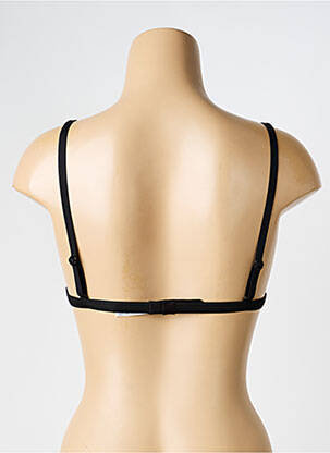 Sutien efect material satinat top sutien modelat negru RITRATTI femeie