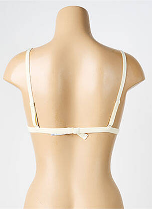 Sutien efect material satinat top sutien modelat bej RITRATTI femeie