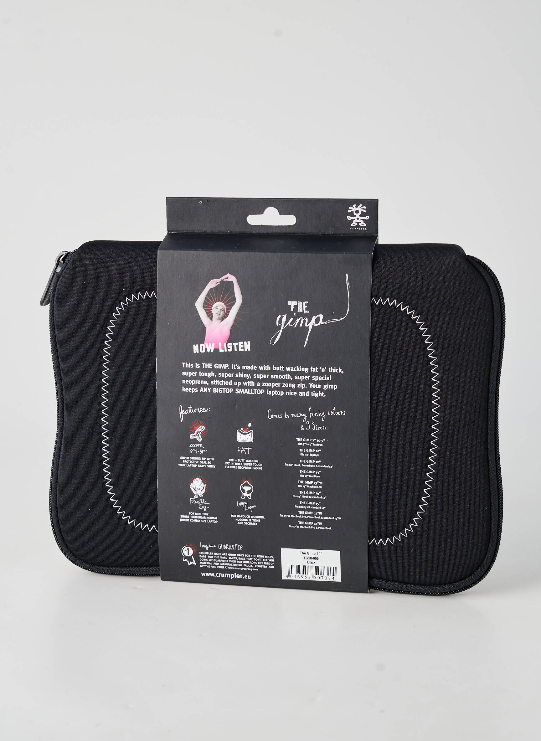 Plic căptușeală textilă negru CRUMPLER femeie