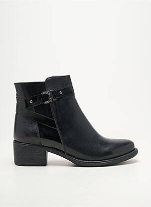 Botine/ghete material neted toc de 4 la 6 cm negru PEDRO TORRES femeie