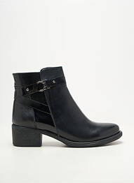 Botine/ghete vârf rotund toc de 4 la 6 cm negru PEDRO TORRES femeie