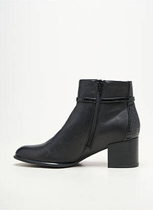 Botine/ghete material neted toc de 4 la 6 cm negru FUGITIVE BY FRANCESCO ROSSI femeie