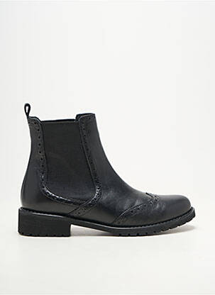 Botine/ghete material neted toc plat până la 3 cm negru ELUE PAR NOUS femeie