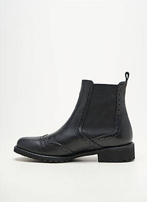 Botine/ghete material neted toc plat până la 3 cm negru ELUE PAR NOUS femeie