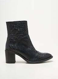 Botine/ghete vârf rotund toc de 4 la 6 cm negru ADIGE femeie