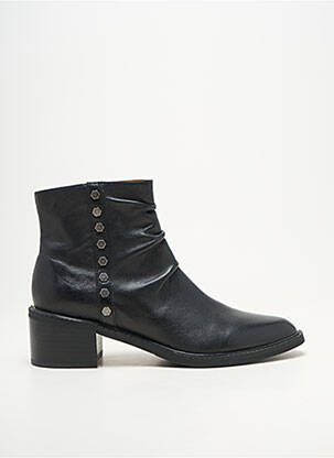 Botine/ghete material neted toc de 4 la 6 cm negru MAM'ZELLE femeie