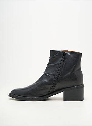 Botine/ghete material neted toc de 4 la 6 cm negru MAM'ZELLE femeie