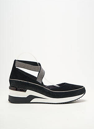 Adidași închidere elastică toc de 4 la 6 cm negru MAM'ZELLE femeie