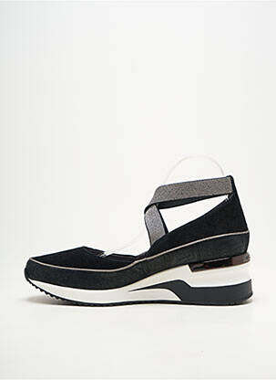 Adidași închidere elastică toc de 4 la 6 cm negru MAM'ZELLE femeie