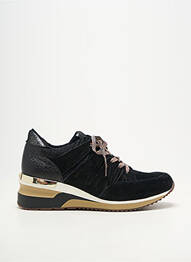 Adidași vârf rotund toc de 4 la 6 cm negru MAM'ZELLE femeie