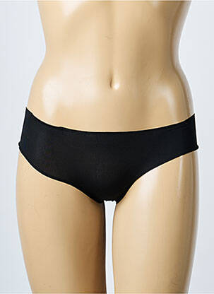 Chilot efect material satinat negru RITRATTI femeie