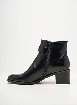 Botine/ghete material neted toc de 4 la 6 cm maro închis MAM'ZELLE femeie