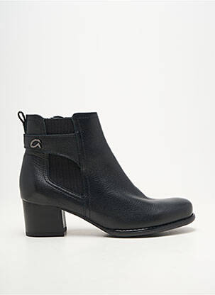 Botine/ghete material neted toc de 4 la 6 cm negru ARA femeie