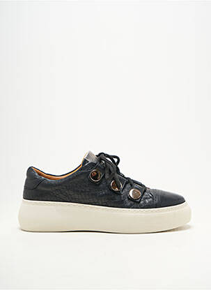 Adidași material neted toc plat până la 3 cm negru MAM'ZELLE femeie