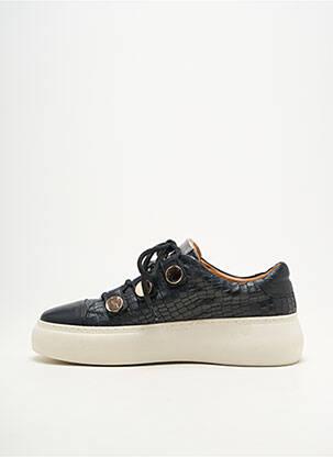 Adidași material neted toc plat până la 3 cm negru MAM'ZELLE femeie