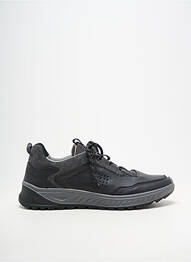 Adidași material neted vârf rotund negru TBS bărbat