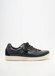 Adidași material neted toc plat până la 3 cm negru TBS femeie