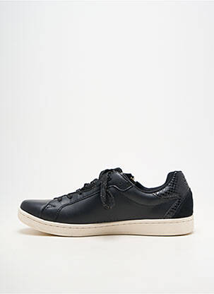 Adidași material neted toc plat până la 3 cm negru TBS femeie