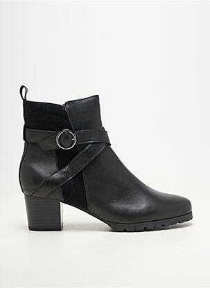 Botine/ghete material neted toc de 4 la 6 cm negru EMILIE KARSTON femeie