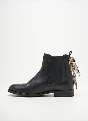 Botine/ghete material neted toc plat până la 3 cm negru GOOD STEP femeie