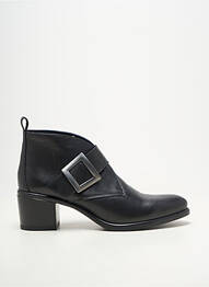 Botine/ghete material neted toc de 4 la 6 cm negru DORKING femeie