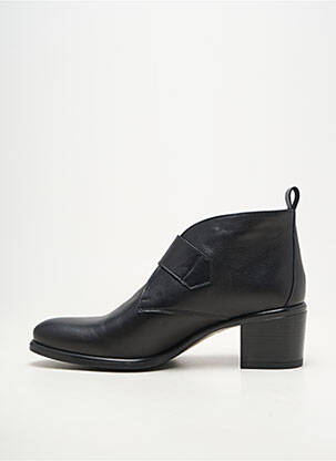 Botine/ghete material neted toc de 4 la 6 cm negru DORKING femeie