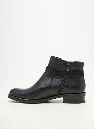 Botine/ghete material neted toc plat până la 3 cm negru DORKING femeie