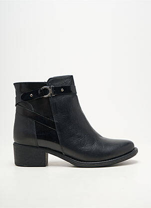 Botine/ghete material neted toc de 4 la 6 cm negru PEDRO TORRES femeie