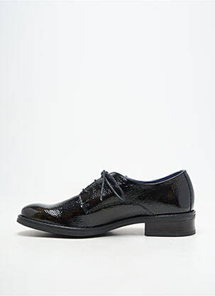 Derby-uri material neted toc plat până la 3 cm negru FLUCHOS femeie