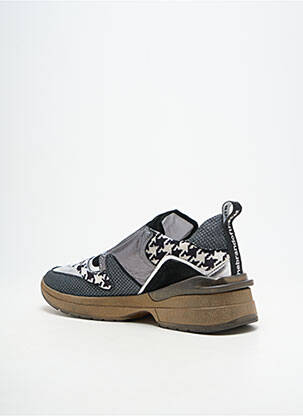 Adidași închidere elastică toc de 4 la 6 cm negru VADDIA femeie